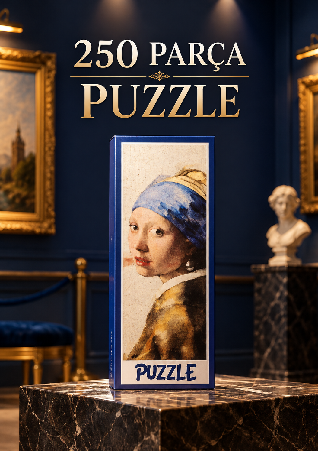250 Parça Puzzle İnci Küpeli Kız
